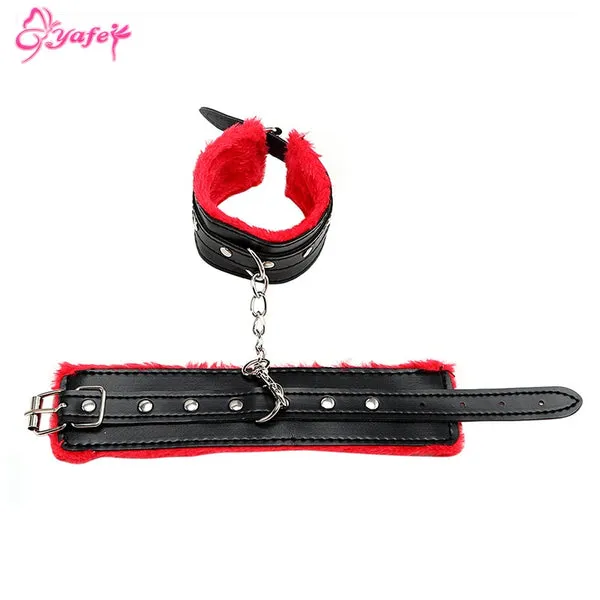 0PCSSET LEATHER BDSM BONDAGE RESTRAINTS ADULT GAMES SEX TOYS FOR COUPLES WOMAN SLAVE GAME SM SEXY EROTIC TOYS HANDCUFF LEATHER sextoypremium Couples
