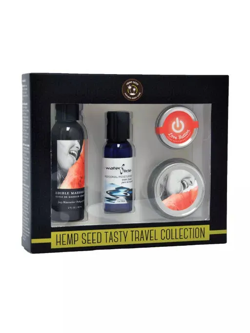 Earthly Body Hemp Seed Tasty Travel Collection Earthly Body Female Sex Toys