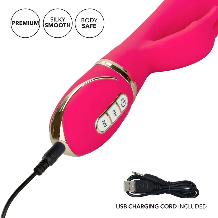 Female Sex Toys CalExotics Jack Rabbit Signature Silicone UltraSoft Rabbit