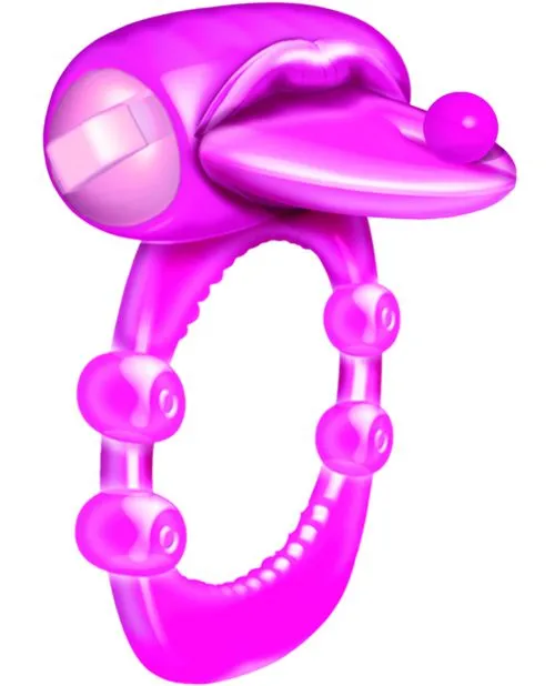 Male Sex Toys Hott Products Pierced Tongue Xtreme Vibrating Pleasure Ring