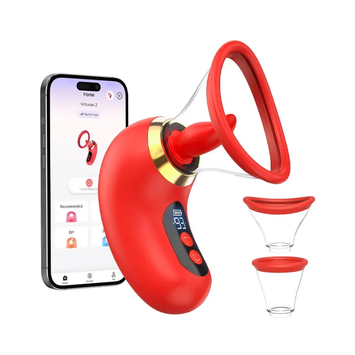 3 in 1 Tongue Sucking and Licking Clitoris Vibrator with App Control Sohimi Female Sex Toys 3 in 1 Tongue Sucking and Licking Clitoris Vibrator with App Control Sohimi Female Sex Toys