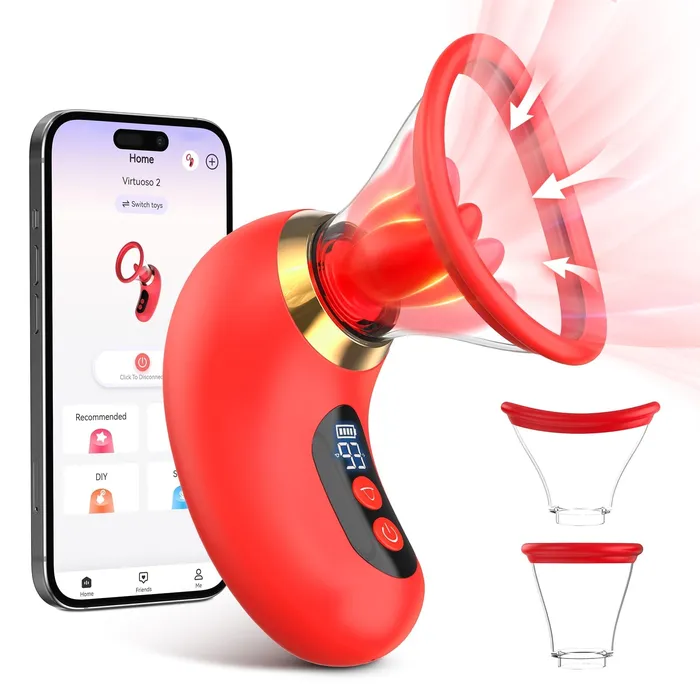3 in 1 Tongue Sucking and Licking Clitoris Vibrator with App Control Sohimi Female Sex Toys 3 in 1 Tongue Sucking and Licking Clitoris Vibrator with App Control Sohimi Female Sex Toys