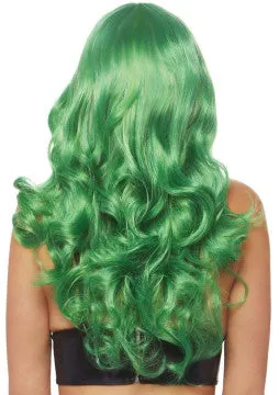 24 Inch Misfit Long Wavy Bang Wig Green Leg Avenue Anal 24 Inch Misfit Long Wavy Bang Wig Green Leg Avenue Anal