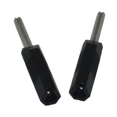 NNN Retail Ltd Anal ElectraStim 2mm to 4mm Banana Plug Adapters