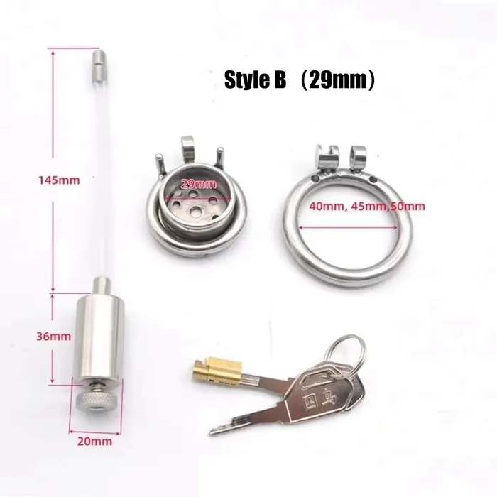 CHASTITY CAGE CO Male Sex Toys Urethral Inverted Chastity Cage