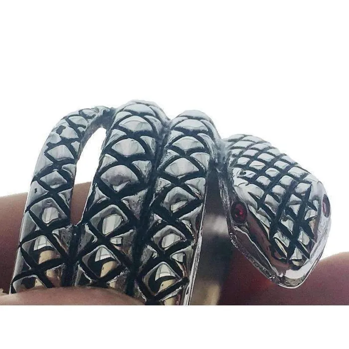 Cock Rings Metal Snake Cock Cobra Stainless Steel Male Glans Penis Ring House of Dasein Male Sex Toys