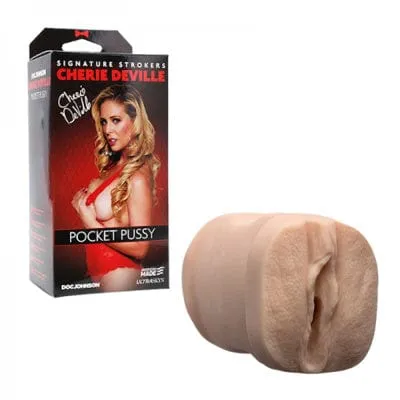 Doc Johnson Pocket Pussys pink cherry Male Sex Toys