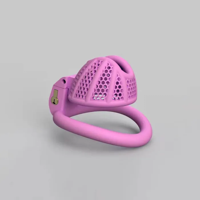 Male Sex Toys CHASTITY CAGE CO Honeycomb Mini Male Chastity Penis Device