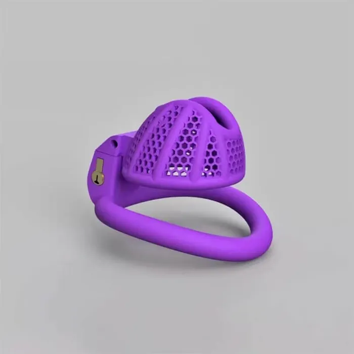 Male Sex Toys CHASTITY CAGE CO Honeycomb Mini Male Chastity Penis Device