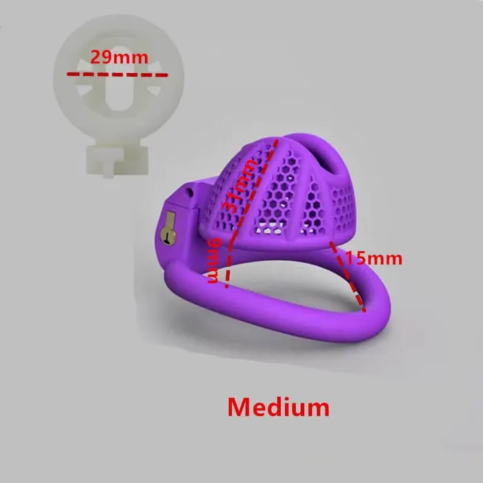 Male Sex Toys CHASTITY CAGE CO Honeycomb Mini Male Chastity Penis Device