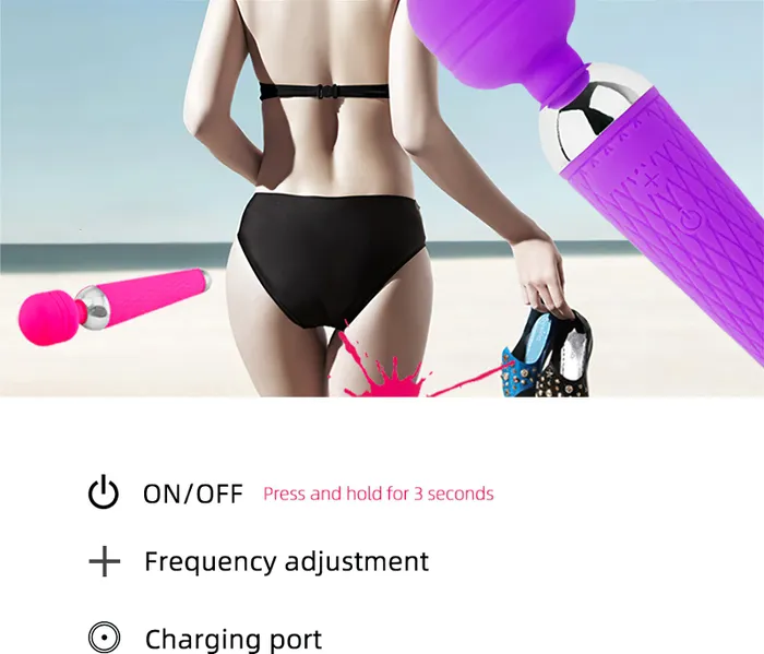 Female Sex Toys EVEs SECRETS USB Recharge Female Clitoris Vibrator Vibrating GSpot Stimulator Female Wand Massager