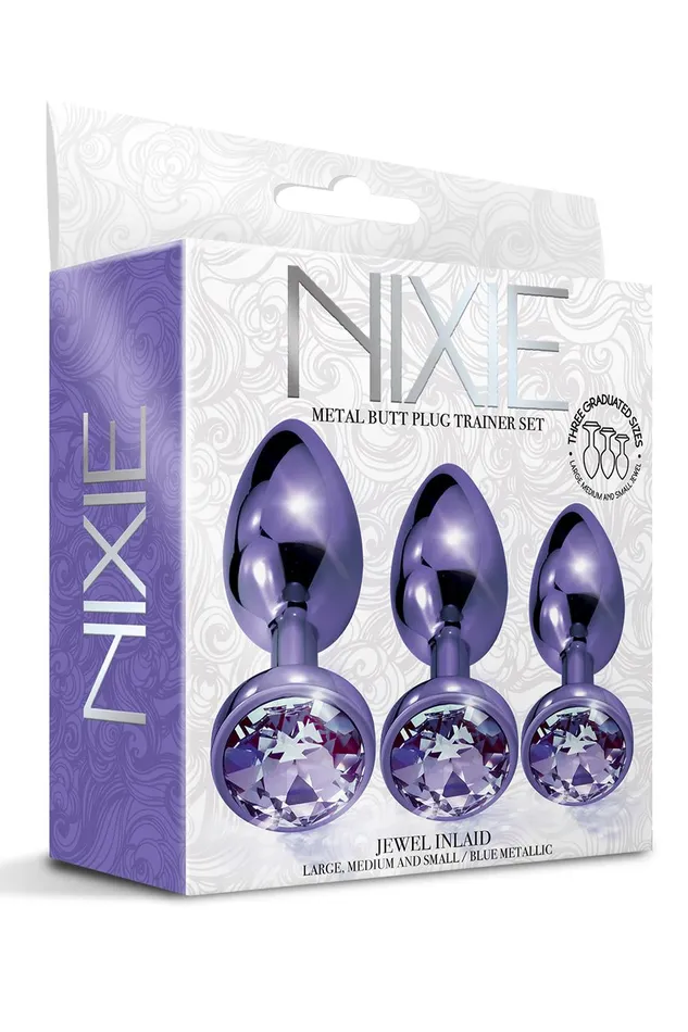 GLOBAL NOVELTIES Anal NIXIE METAL BUTT PLUG TRAINER SET