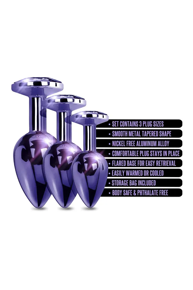 GLOBAL NOVELTIES Anal NIXIE METAL BUTT PLUG TRAINER SET