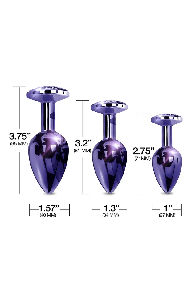 GLOBAL NOVELTIES Anal NIXIE METAL BUTT PLUG TRAINER SET