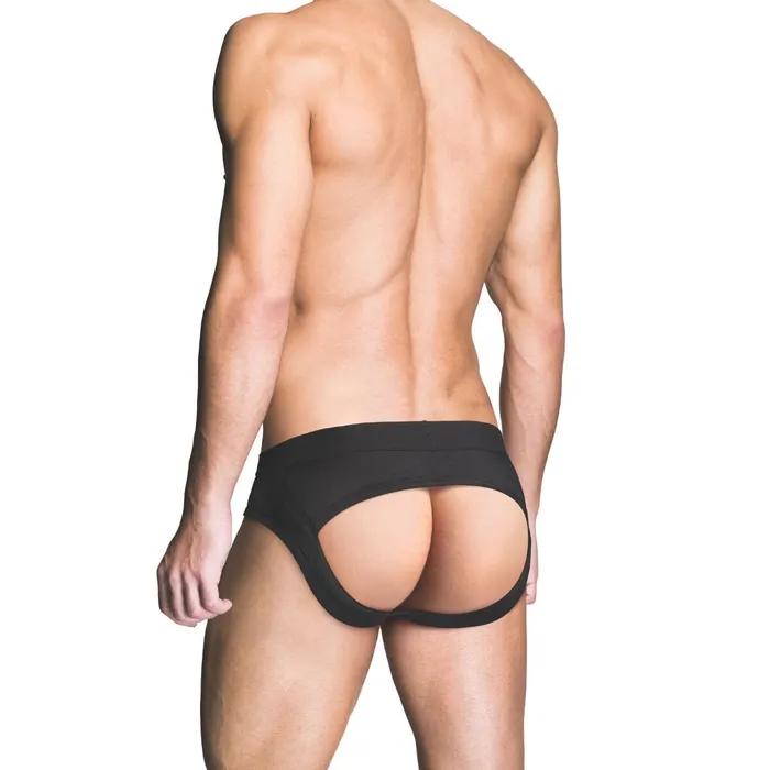 Prowler Red Fetish Backless Briefs with Assless Design in Black Prowler RED Anal