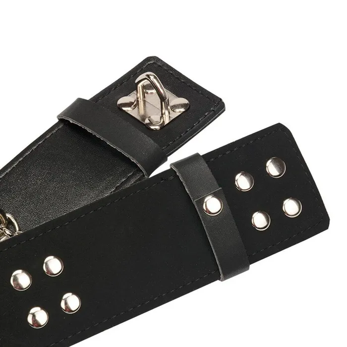 BallbustingToyscom Couples Metal Ankle Spreader Bar with Cuffs