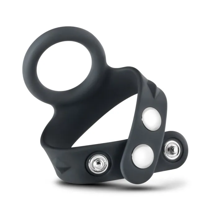 Blush Male Sex Toys Performance VS6 Silicone Cock Ball Strap Black