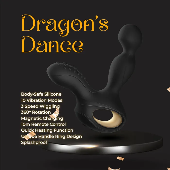 Dragons Dance Wiggling Vibrating Prostate Vibrator FRISKY BUSINESS SG Male Sex Toys