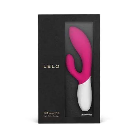 Lelo Lelo Ina Wave 2 GSpot and Clitoral Rabbit Vibrator Female Sex Toys