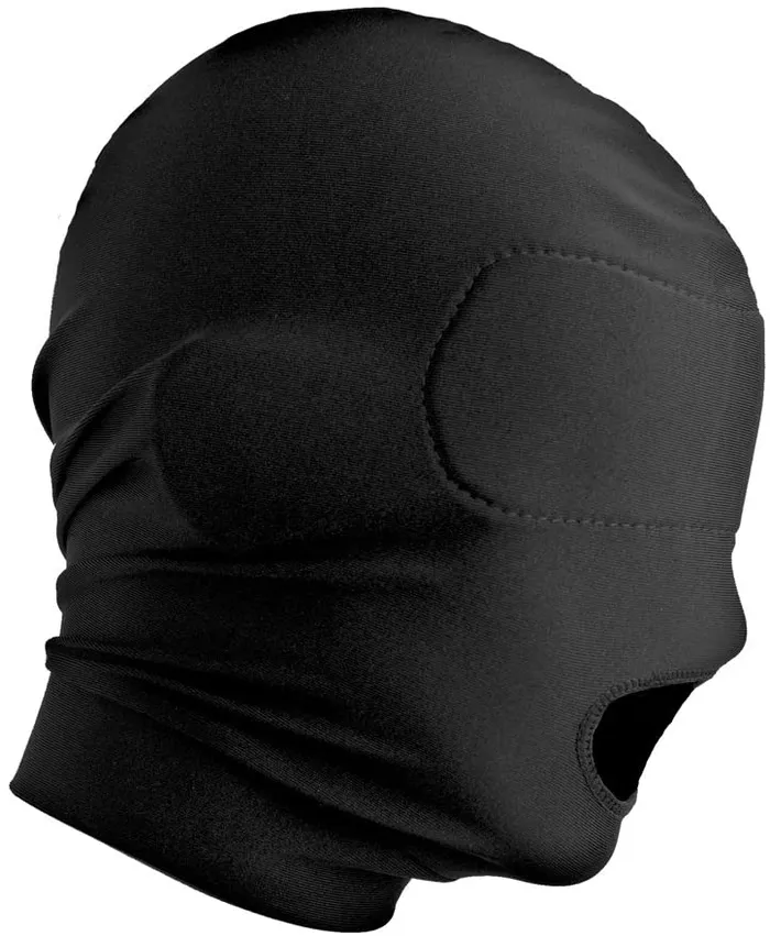 Master Series Male Sex Toys Master Series Disguise Open Mouth Hood with Padded Blindfold Master Series Male Sex Toys Master Series Disguise Open Mouth Hood with Padded Blindfold