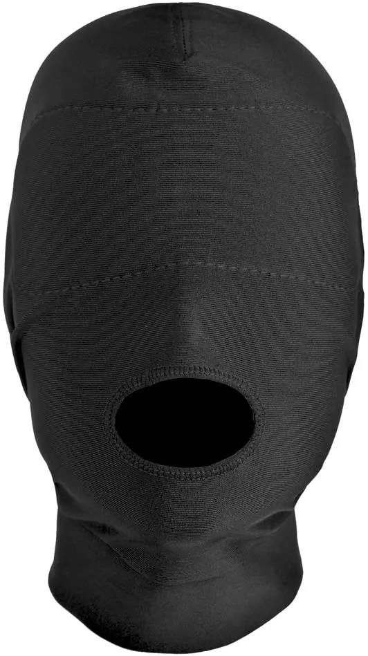 Master Series Male Sex Toys Master Series Disguise Open Mouth Hood with Padded Blindfold Master Series Male Sex Toys Master Series Disguise Open Mouth Hood with Padded Blindfold