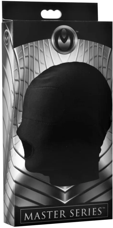 Master Series Male Sex Toys Master Series Disguise Open Mouth Hood with Padded Blindfold Master Series Male Sex Toys Master Series Disguise Open Mouth Hood with Padded Blindfold
