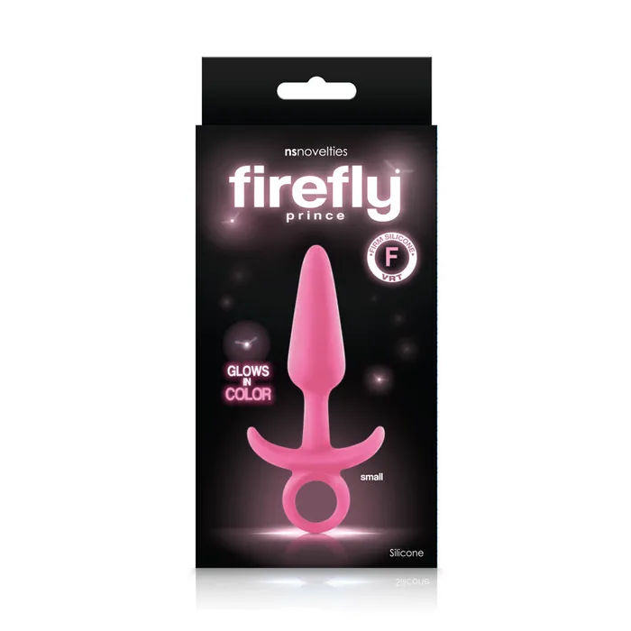 NS Novelties Male Sex Toys Firefly Prince Anal Plug Small Pink NS Novelties Male Sex Toys Firefly Prince Anal Plug Small Pink