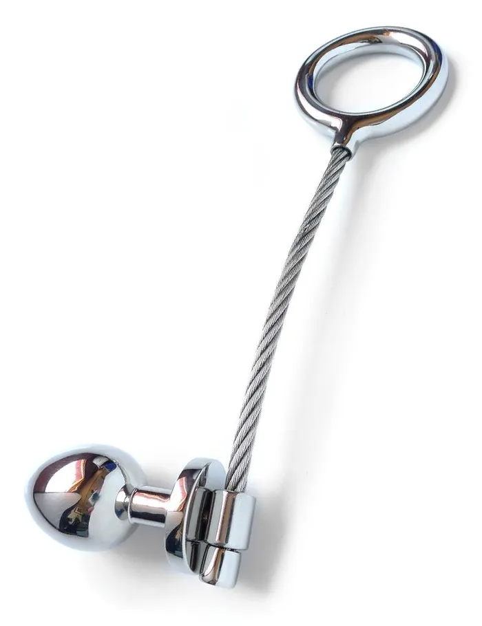 vendorunknown Cable Cockring w Anal plug Male Sex Toys