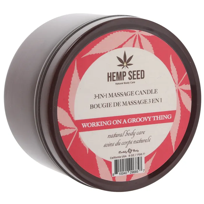 3in1 Massage Candle 6oz170g in Working On A Groove Thing Earthly Body Female Sex Toys
