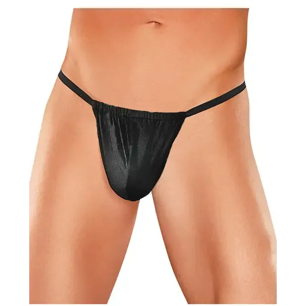 Anal Male Power Nylonspandex Posing Strap Black