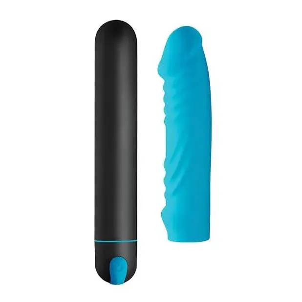 BANG 3 Speed XL Bullet and Silicone Ribbed Sleeve BANG Male Sex Toys BANG 3 Speed XL Bullet and Silicone Ribbed Sleeve BANG Male Sex Toys