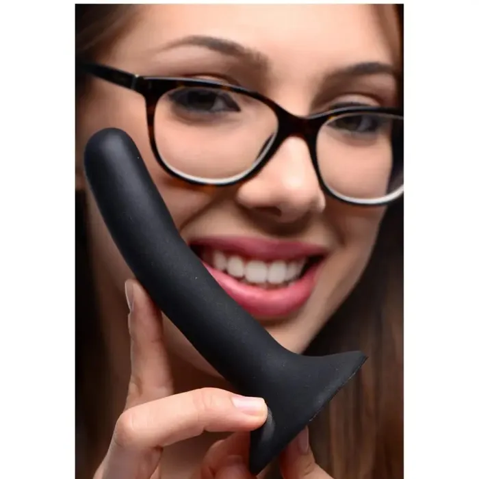 Black Silicone Strapon Dildo Strap U Female Sex Toys