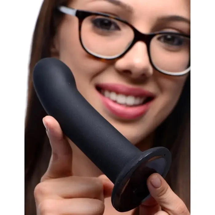 Black Silicone Strapon Dildo Strap U Female Sex Toys