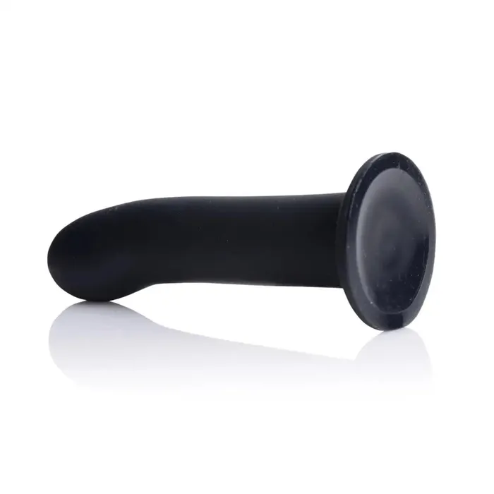 Black Silicone Strapon Dildo Strap U Female Sex Toys