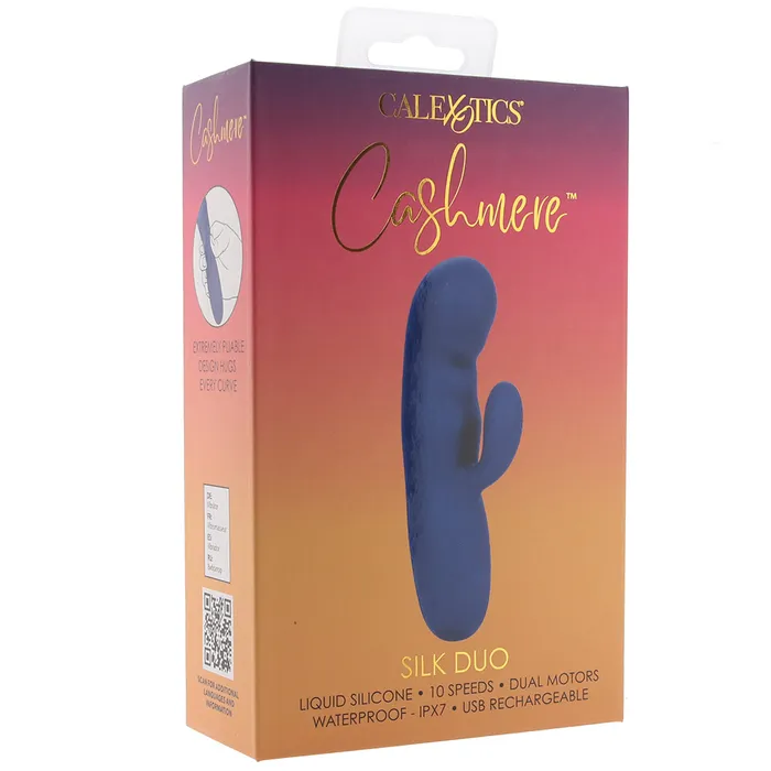 CalExotics Vibrators Cashmere Silk Duo Rabbit Vibe