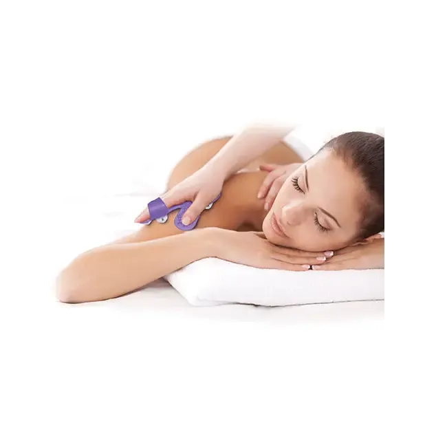 Deeva Vibrators Fuzu 360 Massage Glove Neon Blue Deeva Vibrators Fuzu 360 Massage Glove Neon Blue