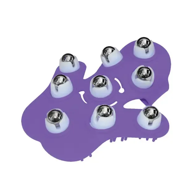 Deeva Vibrators Fuzu 360 Massage Glove Neon Blue Deeva Vibrators Fuzu 360 Massage Glove Neon Blue