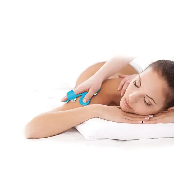 Deeva Vibrators Fuzu 360 Massage Glove Neon Blue Deeva Vibrators Fuzu 360 Massage Glove Neon Blue