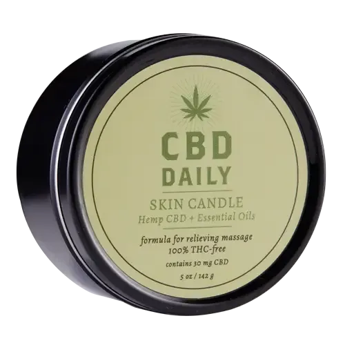 Earthly Body Female Sex Toys Cbd Daily Skin Candle 3in1 5 Oz