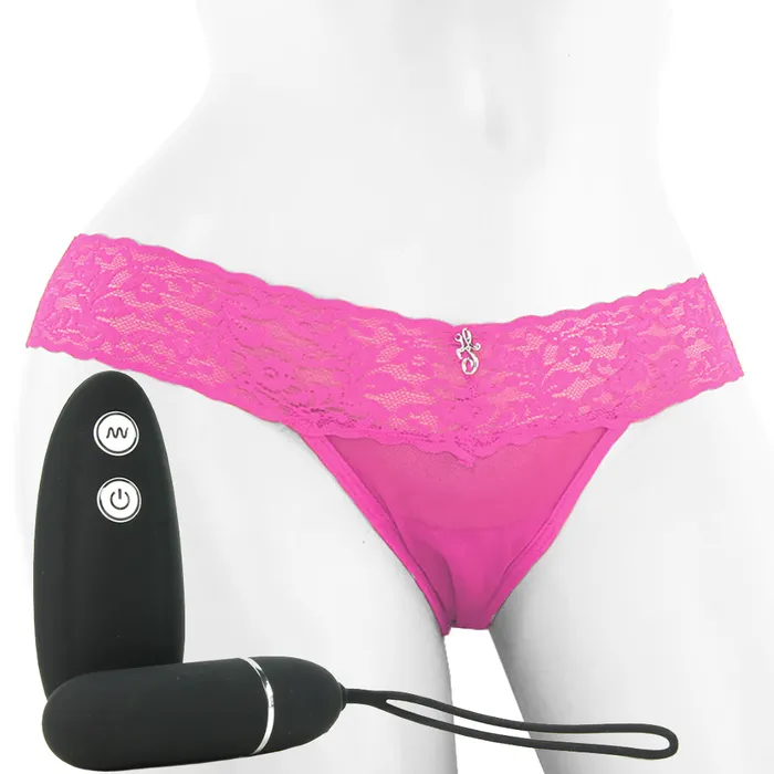 Electric Eel Anal Wireless Remote Vibrating Pink Panties L