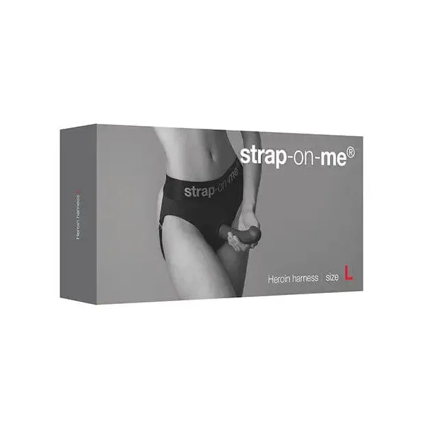 Female Sex Toys straponme Lingerie Heroine Harness Black StrapOnMe