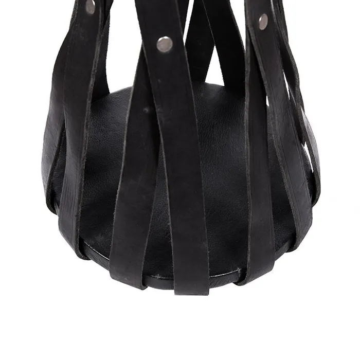 Fetters Male Sex Toys Suspension Strap Cage Leather Fetters Male Sex Toys Suspension Strap Cage Leather