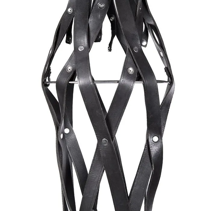 Fetters Male Sex Toys Suspension Strap Cage Leather Fetters Male Sex Toys Suspension Strap Cage Leather