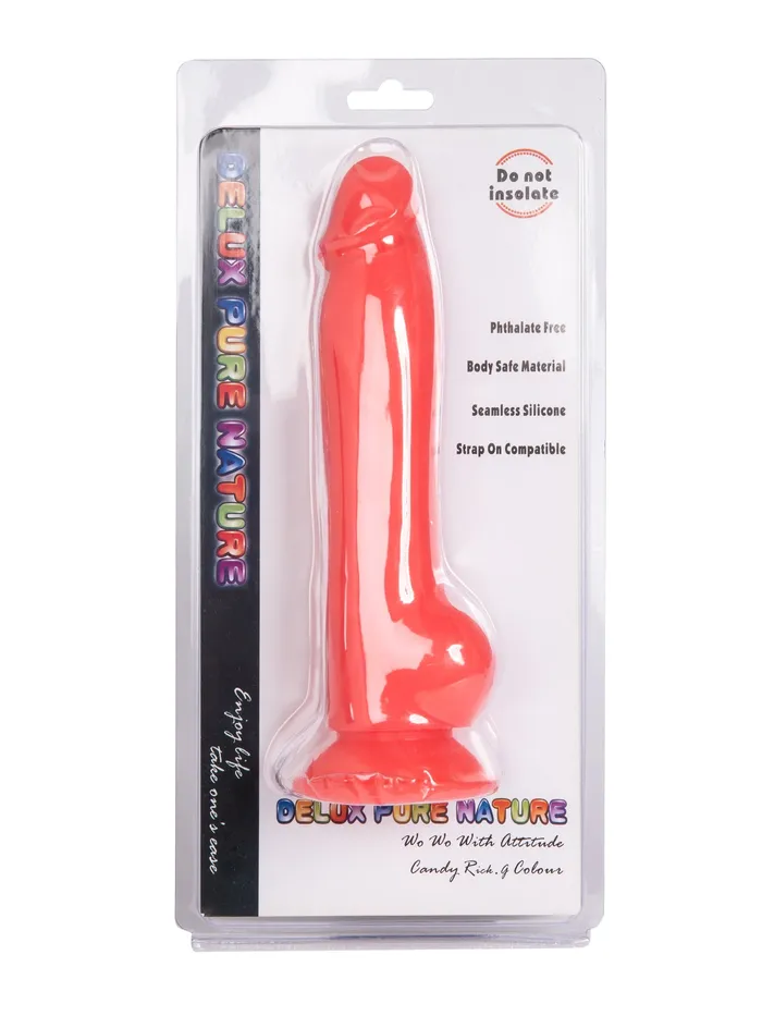 HonourSkintwocom Female Sex Toys Liquid Silicone Red Dildo