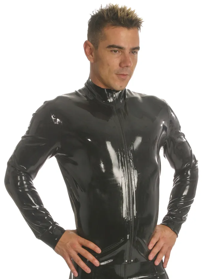 HonourSkintwocom Vibrators Zip Latex Jacket