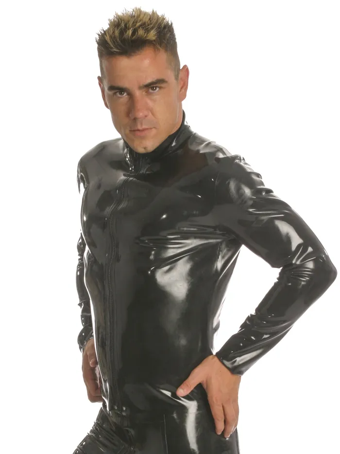 HonourSkintwocom Vibrators Zip Latex Jacket