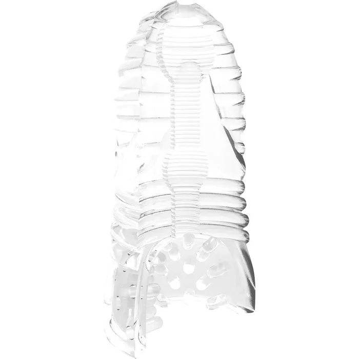 Linx Male Sex Toys Linx Glacier Dual End Stroker Clear