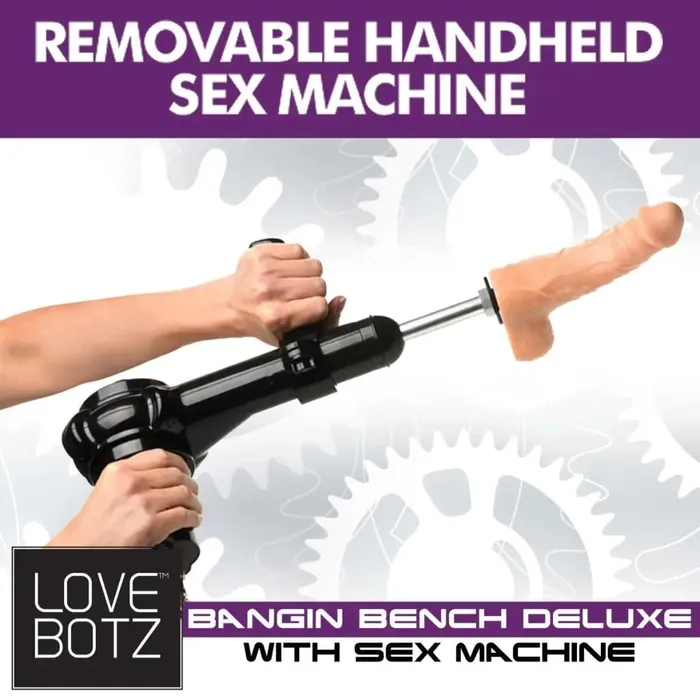 LoveBotz Female Sex Toys Deluxe Bangin Bench With Sex Machine