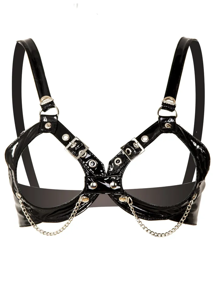 Male Sex Toys HonourSkintwocom PVC Open Chain Bra Male Sex Toys HonourSkintwocom PVC Open Chain Bra