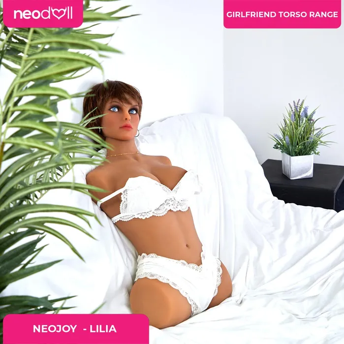 Male Sex Toys Neodoll Neojoy Easy Torso With Girlfriend Lilia Head Realistic Sex Doll Torso With Head Connector Tan 17kg